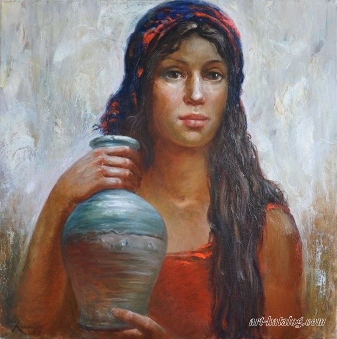 Girl with jug