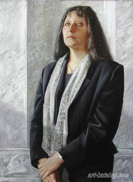 Art critic's portrait