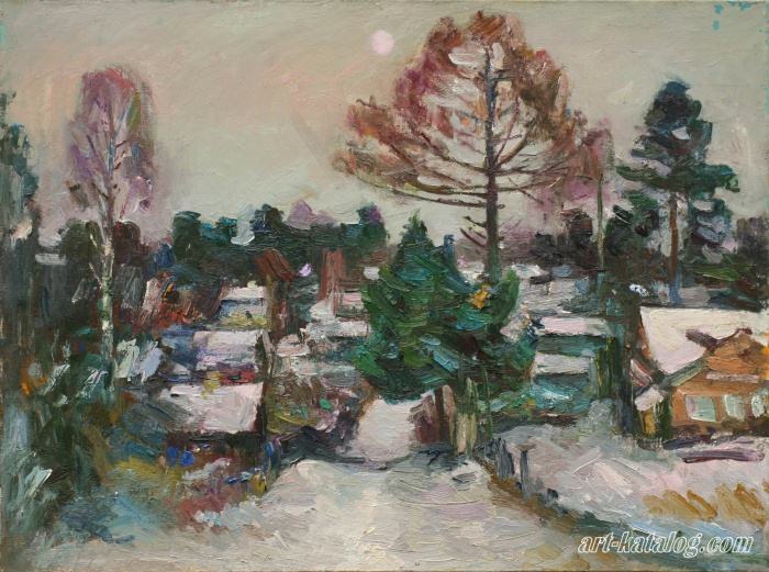 Landscape with larch